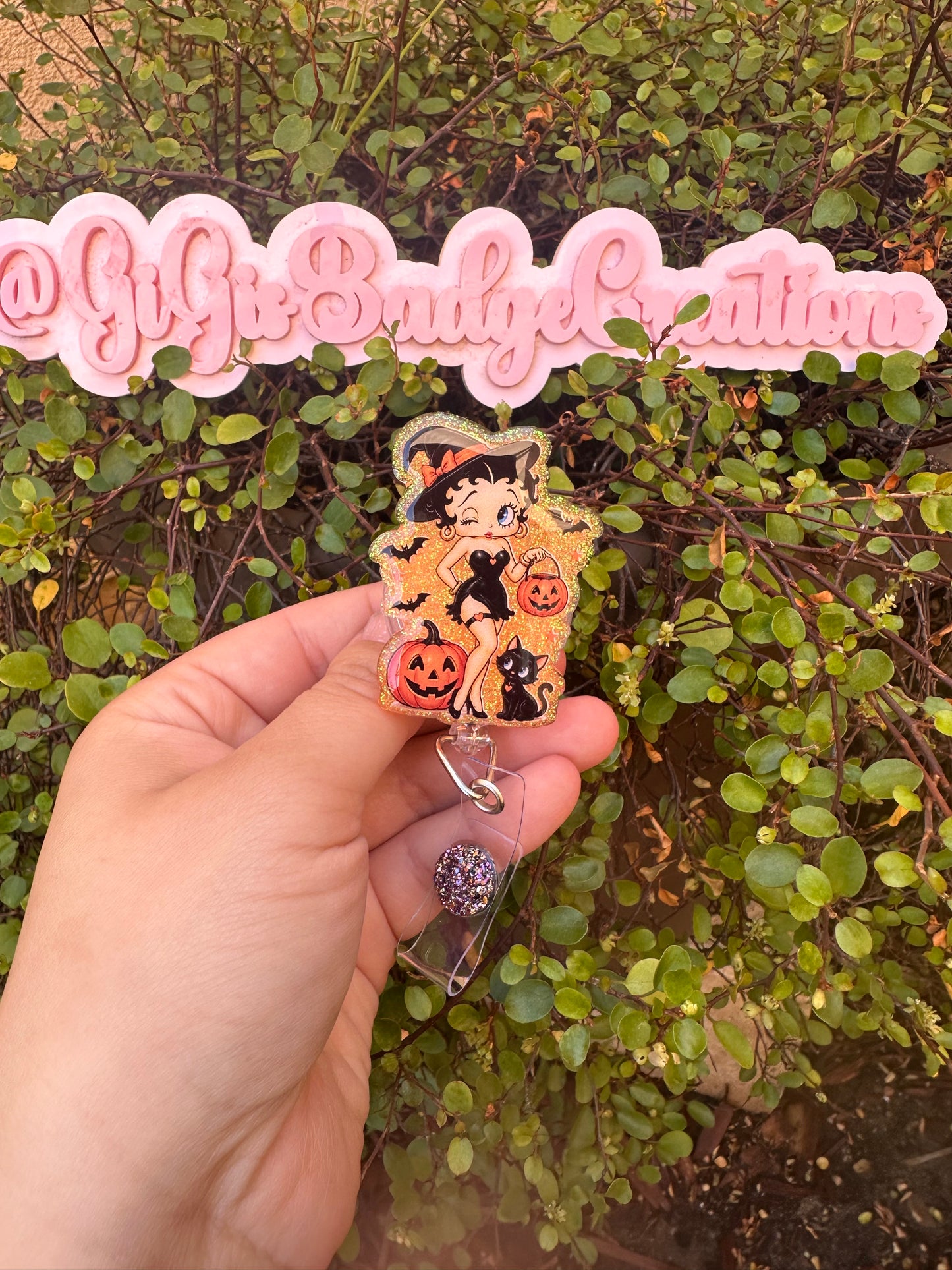 Betty Bop Badge Reel