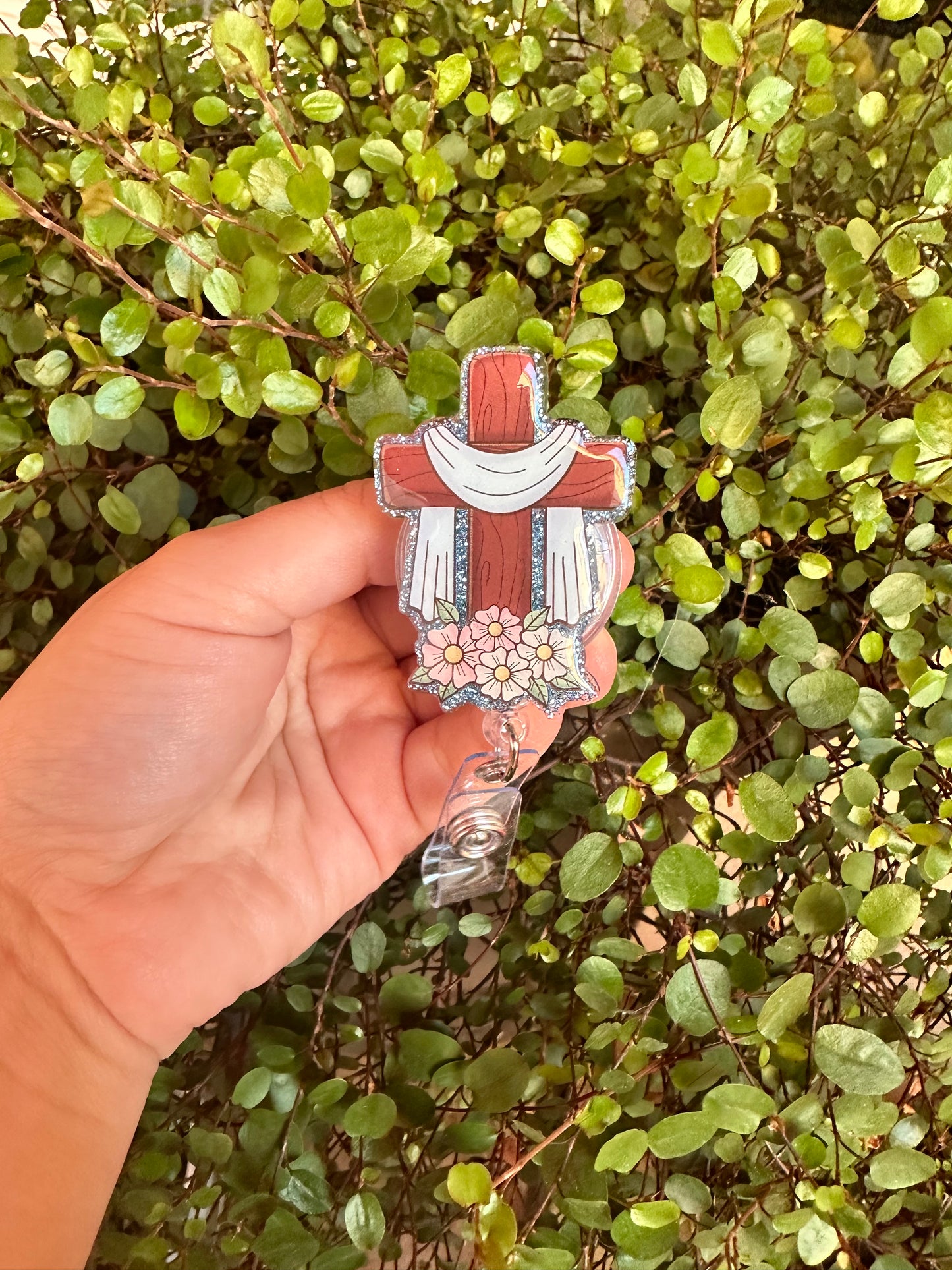 Cross Badge Reel