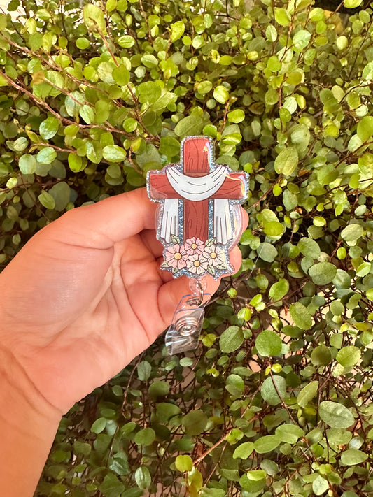 Cross Badge Reel