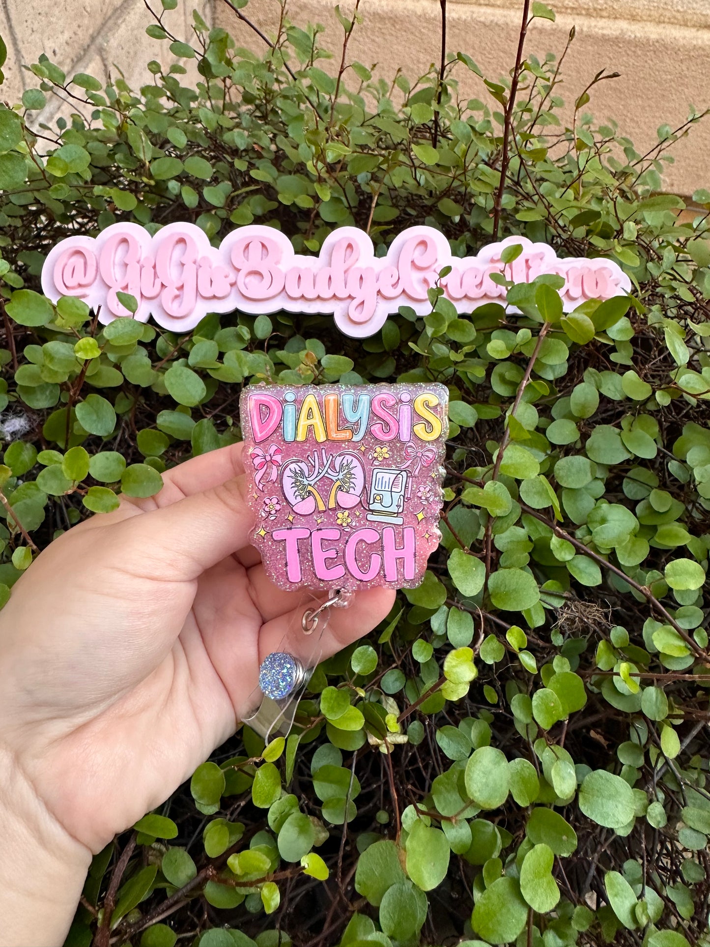 Dialysis Tech Badge Reel