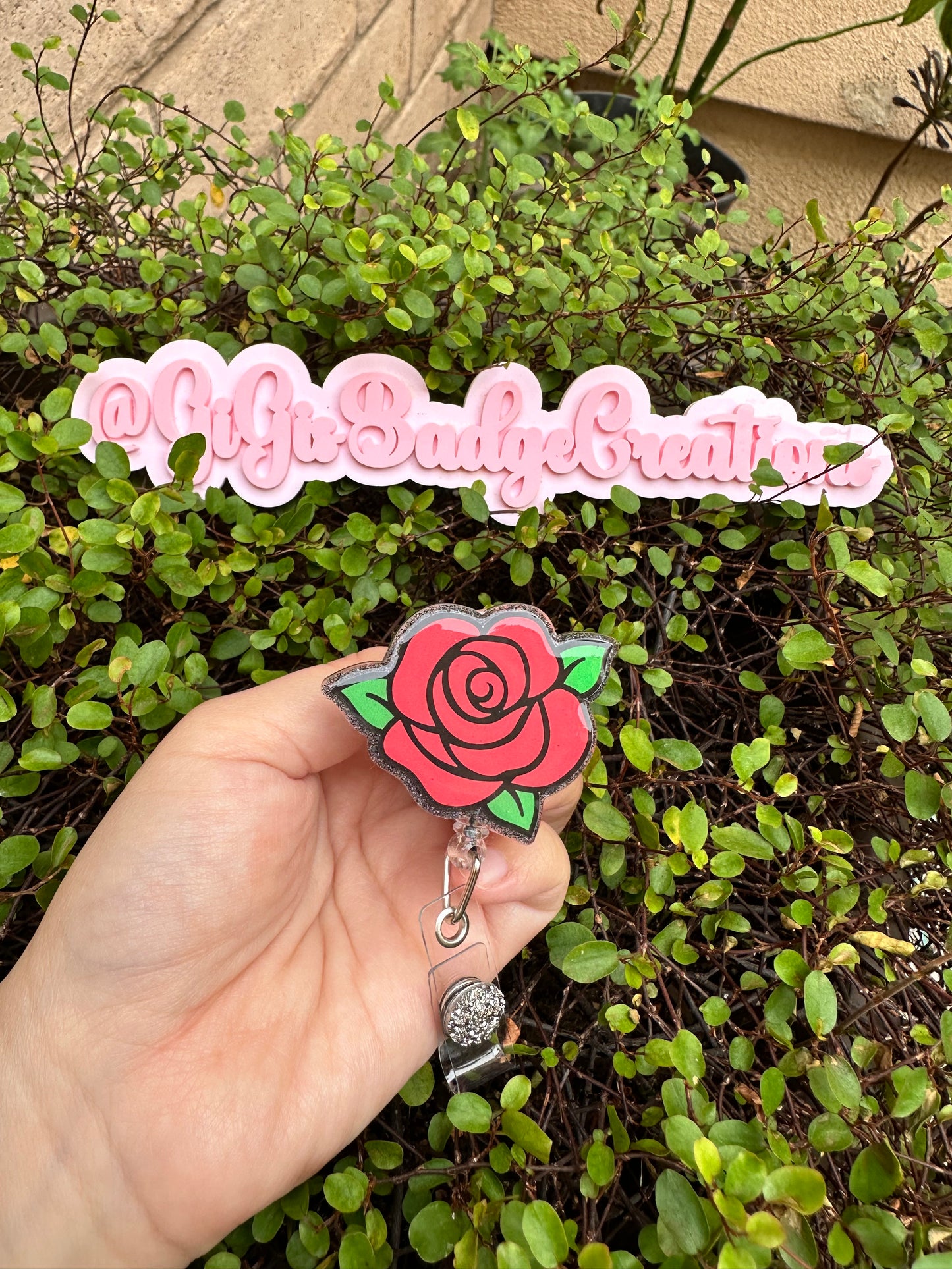 Rose Badge Reel