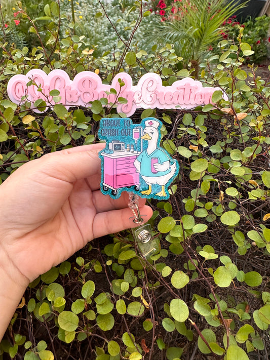 About To Crash Out Badge Reel