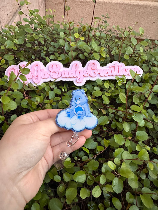 Grump Bear Badge Reel